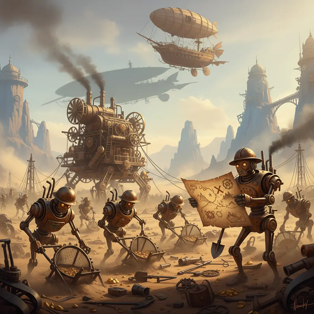 Steampunk Gold Diggers